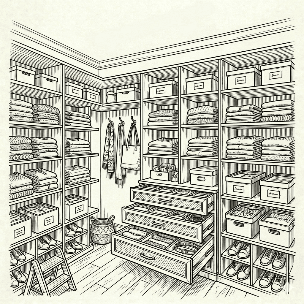 Эскиз гардеробной