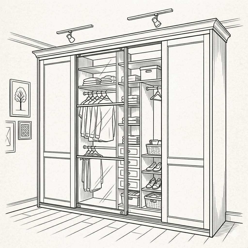 Эскиз шкафа-купе
