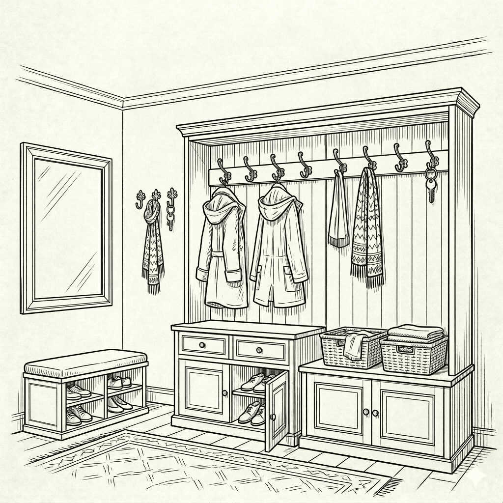 Эскиз прихожей